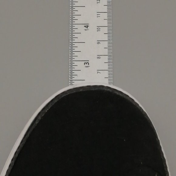 Toms Womens Sneaker Black Canvas Slip On Loafer Elastic Inset Round Toe Flat 12 - Picture 5 of 9